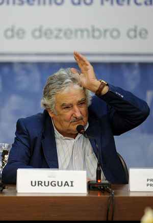 Mujica não se referiu em nenhum momento às declarações polêmicas dele