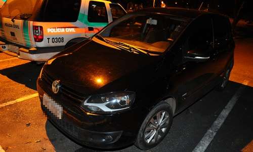 Os três jovens estavam dentro do carro roubado durante assalto à mansão no Lago Norte