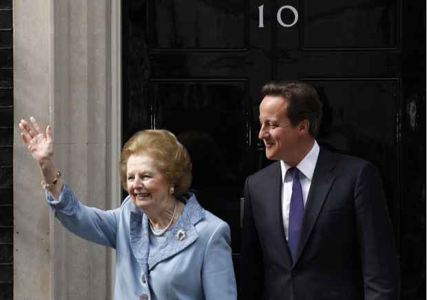 David Cameron se encontrou com Margaret Thatcher em junho de 2010