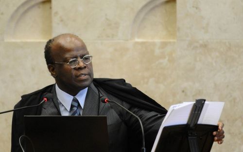 Presidente do Supremo Tribunal Federal - STF Joaquim Barbosa.