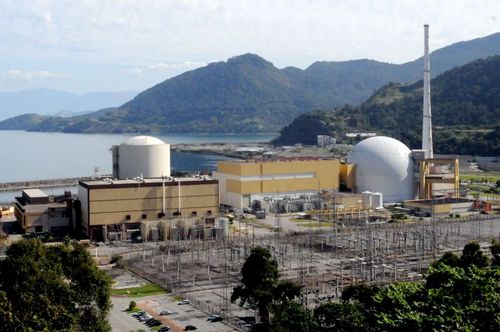 Usina de Angra I no Rio de Janeiro.