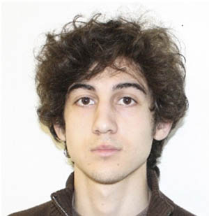 Tsarnaev  está internado em um hospital e recebe tratamento para os ferimentos graves sofridos durante a perseguição