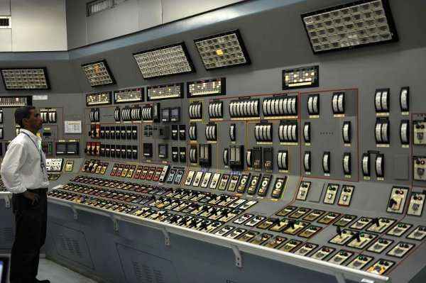 Sala de controle da Usina Nuclear de Angra 1