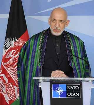 Hamid Karzai afirmou que este dinheiro foi utilizado para boas causas no Afeganistão