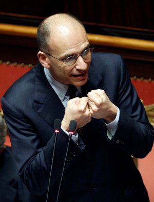 Primeiro-ministro italiano Enrico Letta