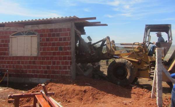 A maior parte das construções que foram demolidas estavam na Estrutural