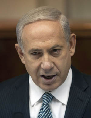 Primeiro-ministro israelense, Benjamin Netanyahu