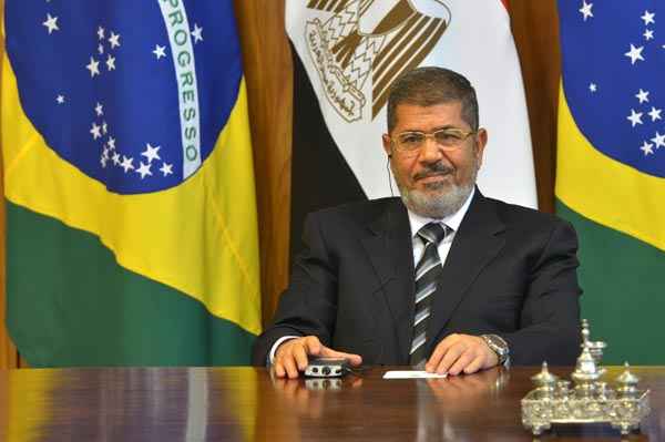 Dilma e Morsi se encontraram no Palácio do Planalto para discutir colaborações bilaterais entre as nações