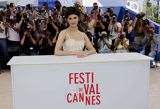 A atriz francesa Audrey Tautou, é a mestre de cerimônia da abertura do 66 º Festival de Cannes