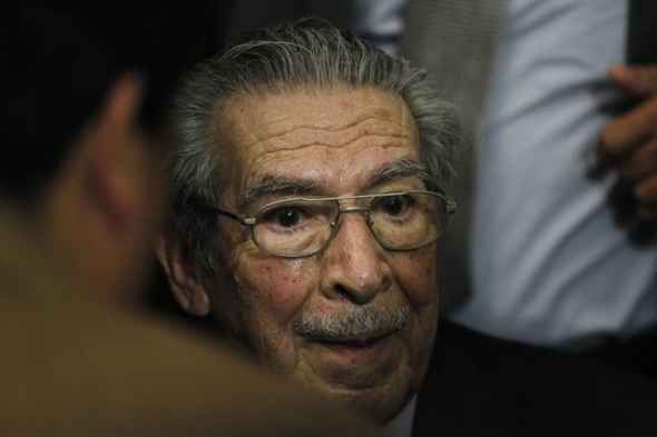 Ex-ditador guatemalteco Efraín Ríos Montt