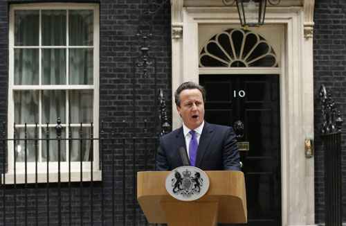 David Cameron fala sobre o atentado ocorrido em Londres, durante comitê