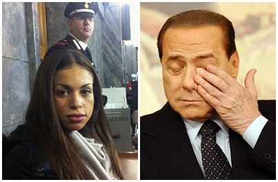 Marroquina Ruby e Silvio Berlusconi