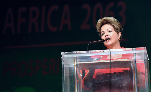 Presidente Dilma Rousseff diz que acredita no bom desempenho do Brasil na Copa do Mundo de 2014