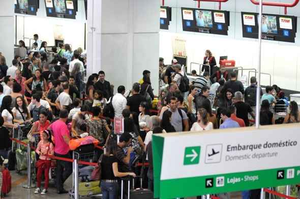 A estimativa é que o Aeroporto de Brasília tenha o mesmo movimento do feriado de 2012