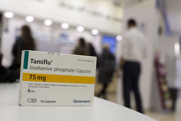 Tamiflu: normalmente utilizado contra a gripe em humanos