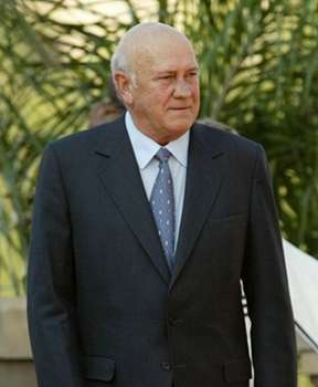 Nobel da Paz sul-africano, Frederick De Klerk