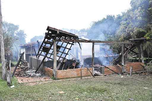 Área invadida pelos indígenas na Fazenda Buriti: rodada de negociação