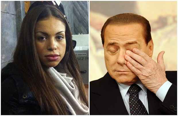 Marroquina Ruby e Silvio Berlusconi