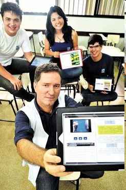 Experiência com tablet em escola particular do DF ajuda o aluno a assimilar melhor o conteúdo de disciplinas consideradas difíceis, como no caso da física. Mas professores alertam que o bom uso do aparelho depende de conscientização por parte dos estudantes