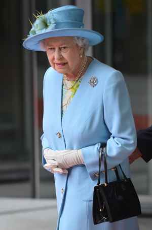 A rainha Elizabeth após visita na BBC Broadcasting House, em Londres