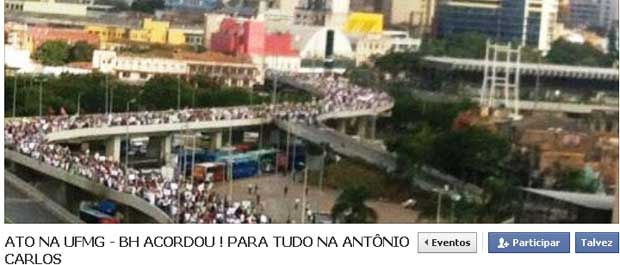 Haverá concentração às 17h20 para protestos em frente à UFMG. Na quinta-feira haverá outro protesto com mobilização na Praça Sete