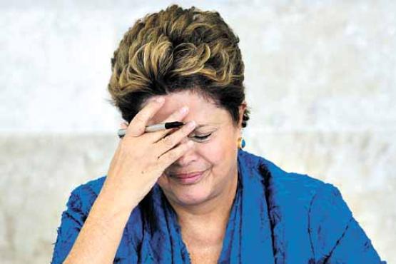 Dilma Rousseff passou a quarta-feira reunida com ministros e assessores