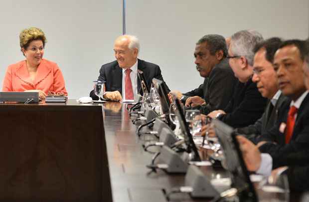 Presidente se reuniu nesta manhã com representantes de centrais sindicais: reclamação é de que Dilma não atendeu às pautas dos trabalhadores