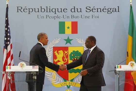 O presidente senegalês também falou da visita de Obama à ilha de Goreia, que foi um dos principais centros de tráfico de escravos,