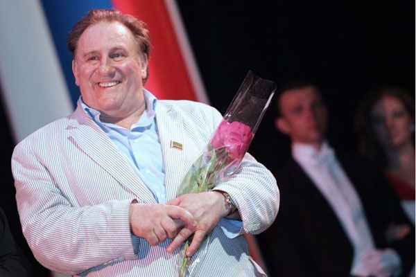 Depardieu, que tem 64 anos, obteve nacionalidade russa depois de uma polêmica em seu país