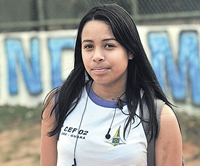 Mylena dos Santos não vai sozinha para a escola: %u201CSempre caminho com uma amiga%u201D