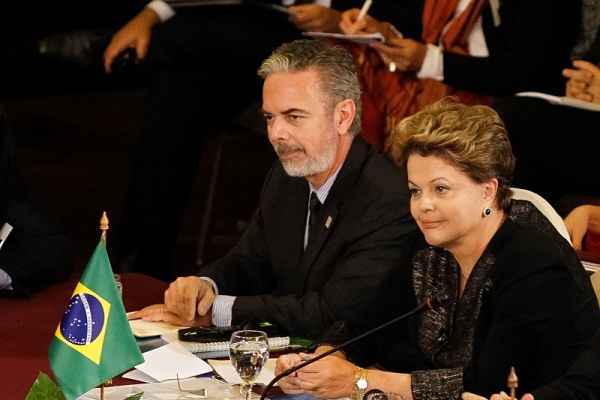 O ministro Antonio Patriota e a presidenta Dilma Rousseff participam da reunião de Cúpula dos Estados Parte e Estados Associados %u2028do Mercosul e convidados especiais