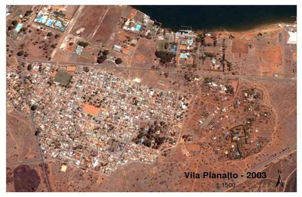 Somente em 2003 foram feitos novos registros fotográficos da área. As imagens já mostram algumas dezenas de casas, algumas com piscinas