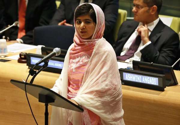 Malala fez um impressionante discurso na ONU na última sexta-feira (12/7), em sua primeira aparição pública desde o ataque que quase a matou