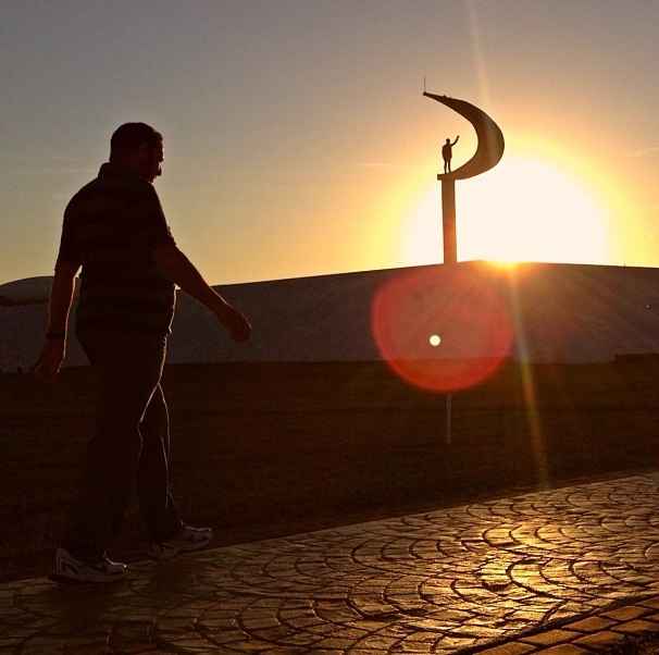 O clima seco continua na capital e a previsão para esta semana é de céu parcialmente nublado