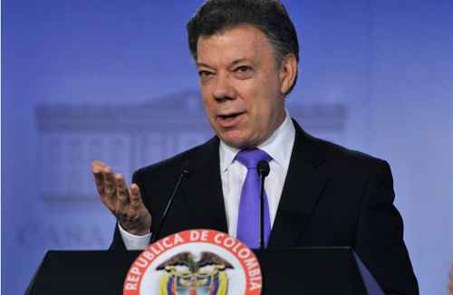 Juan Manuel Santos falou ante a Corte Constitucional para defender uma reforma conhecida como 