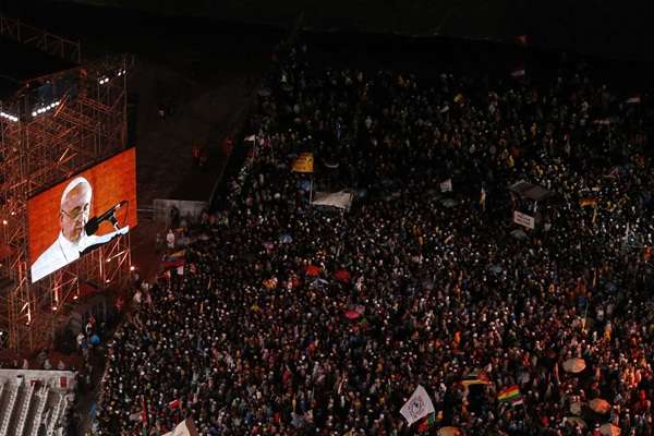 Pontífice saudou também os laicos e a todos os que foram assistir à festa