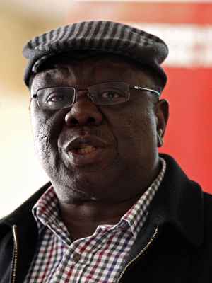 O primeiro-ministro do Zimbábue, Morgan Tsvangirai,