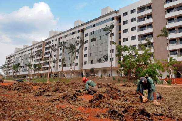 As obras de infraestrutura foram iniciadas em setembro de 2012