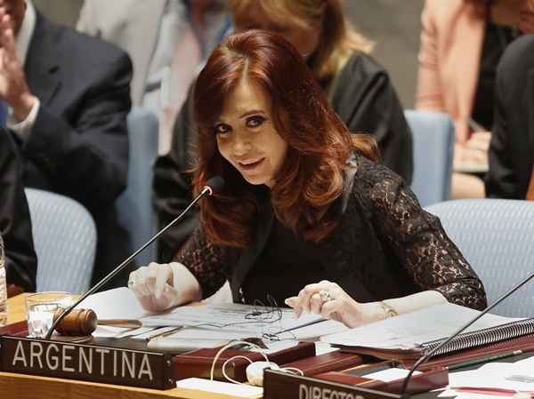 Presidente argentina falou sobre a questão das Malvinas ao referir-se aos problemas de funcionamento das Nações Unidas e à necessidade de mudanças para torná-la mais eficaz