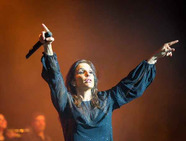 Ivete Sangalo durante apresentação no Lynn Auditorium, nos Estados Unidos