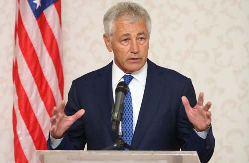 Chuck Hagel informou que as forças dos EUA estão 