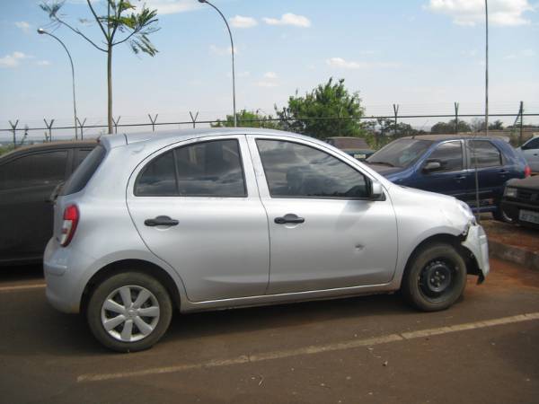 Um dos carros apreendidos pela polícia