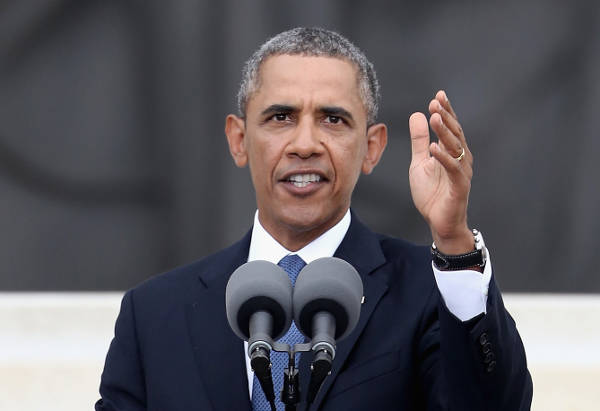 Obama restou uma emocionada homenagem a Martin Luther King