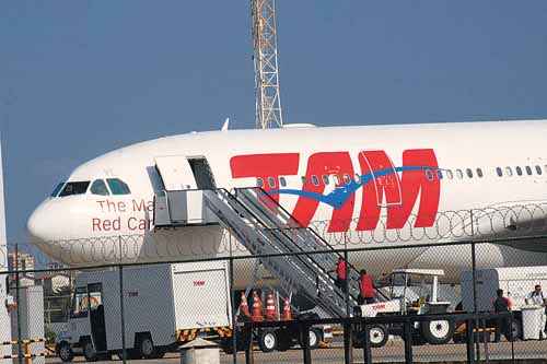 Avião da TAM, em Fortaleza: turbulência não detectada por equipamentos