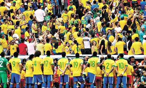 Jogo Brasil e Japão na Copa das Confederações: falta de mapa das arenas