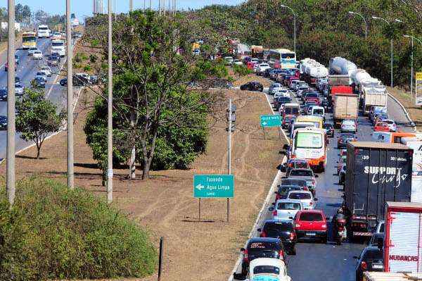 Rodovia BR-040 congestionada