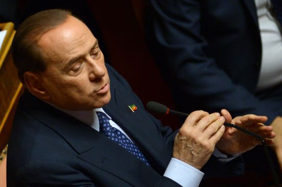 Ex-primeiro-ministro italiano, Silvio Berlusconi,