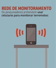 Em testes, os aparelhos celulares se mostraram capazes de perceber tremores moderados e grandes