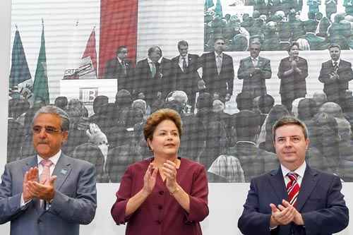 Dilma participou da cerimônia de inauguração da fábrica de transformadores de corrente e de potencial da Balteau S/A