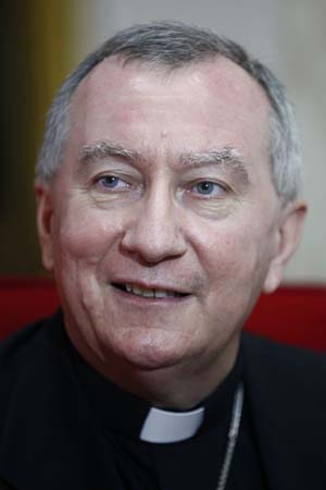 Monsenhor Pietro Parolin fala durante entrevista em Caracas, em quatro de setembro de 2013